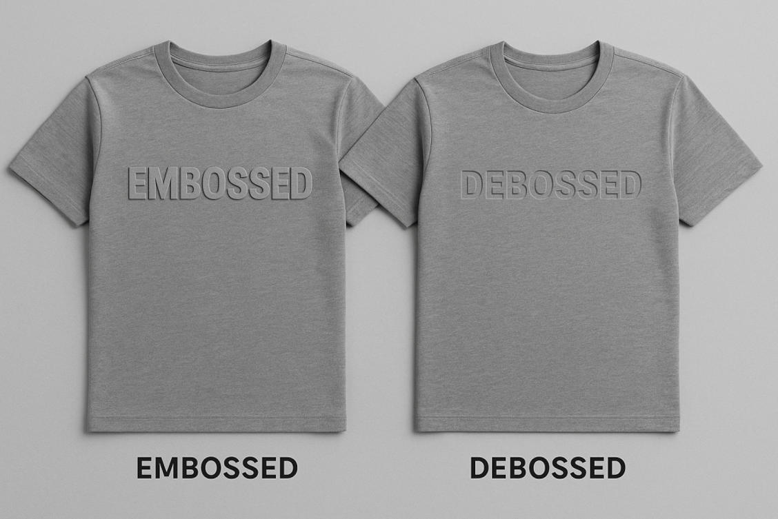 Embossing on T Shirts: How to Elevate Your Apparel Brand or Bulk Order with 3D Style