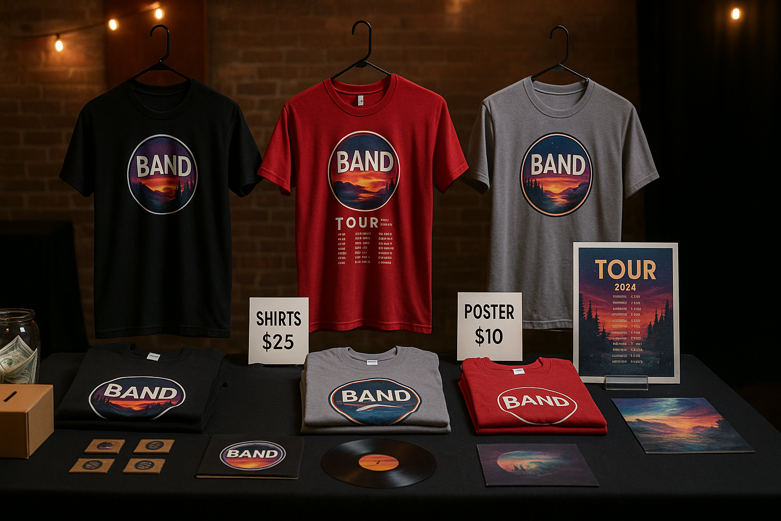 Maximize Merch Sales With Full Color Custom Printing For Tour Apparel