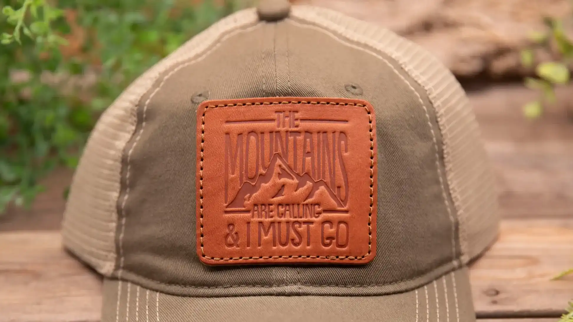 Leather Patch Hats