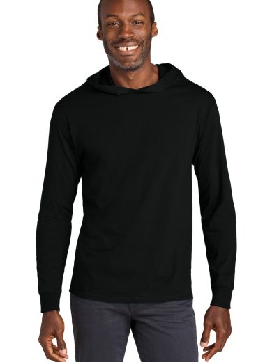 Jerzees Classics™ Unisex Cotton Long Sleeve Hooded T-Shirt