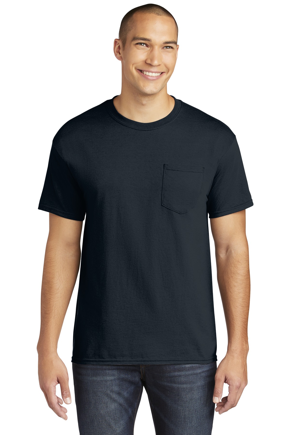 Gildan ® Heavy Cotton ™ 100% Cotton Pocket T-Shirt. - Image 3