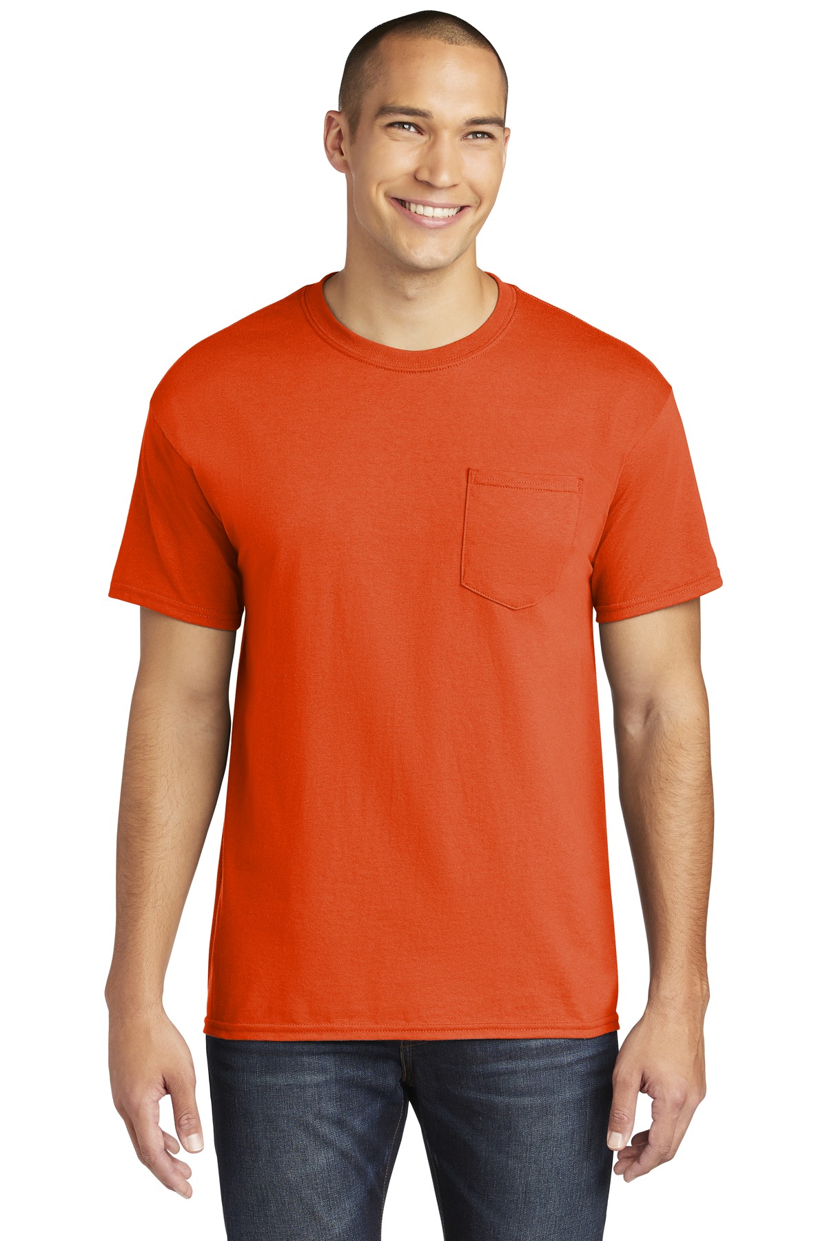 Gildan ® Heavy Cotton ™ 100% Cotton Pocket T-Shirt. - Image 6