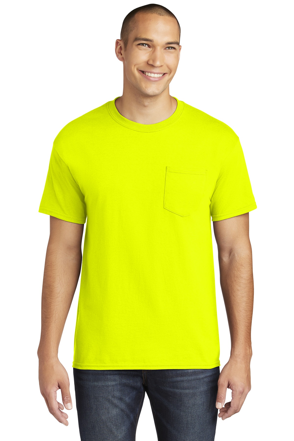 Gildan ® Heavy Cotton ™ 100% Cotton Pocket T-Shirt. - Image 8