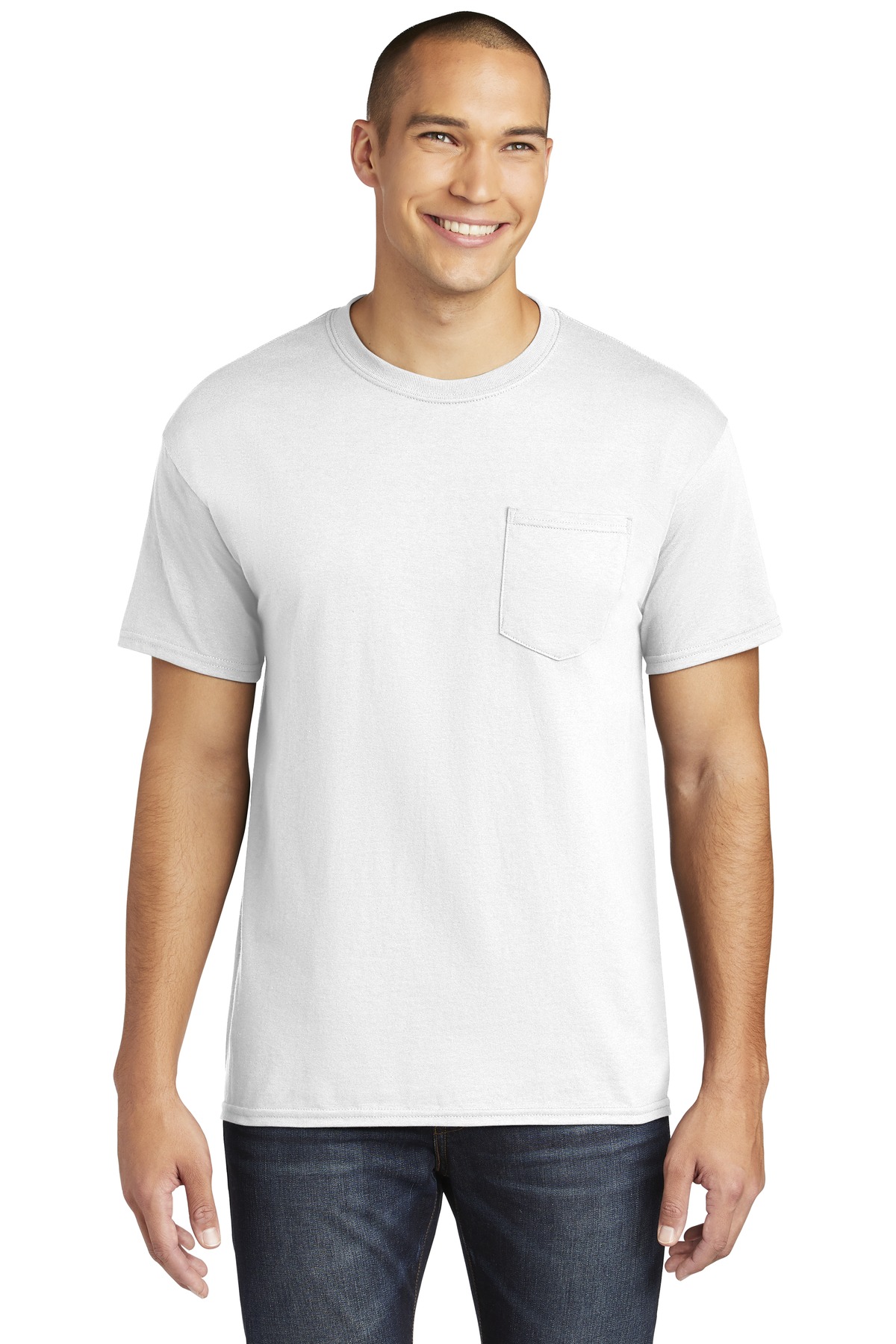 Gildan ® Heavy Cotton ™ 100% Cotton Pocket T-Shirt. - Image 2