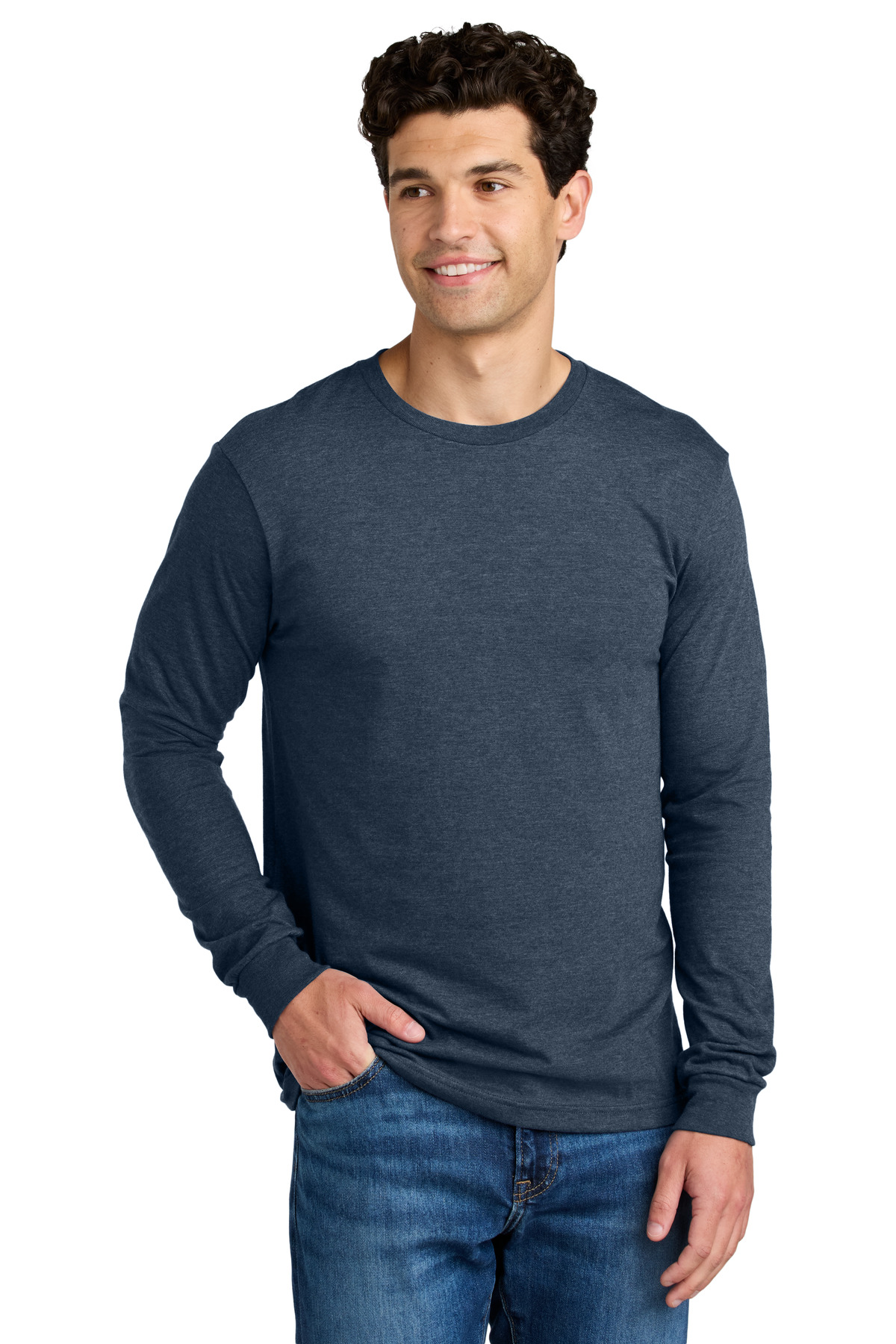 Gildan® Softstyle® CVC Long Sleeve Tee - Image 3