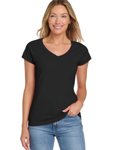 Gildan Softstyle® Women's Fit V-Neck T-Shirt.