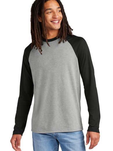 Allmade® Unisex Tri-Blend Long Sleeve Colorblock Raglan