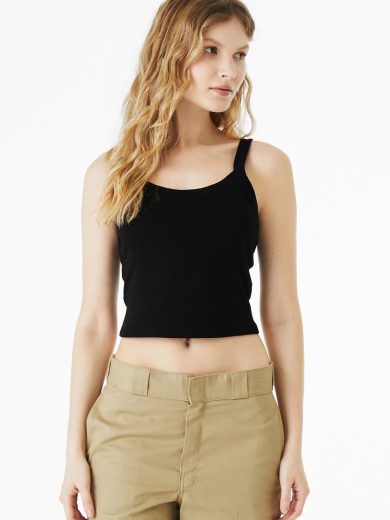 BELLA+CANVAS® Women's Micro Rib Spaghetti Strap Tank