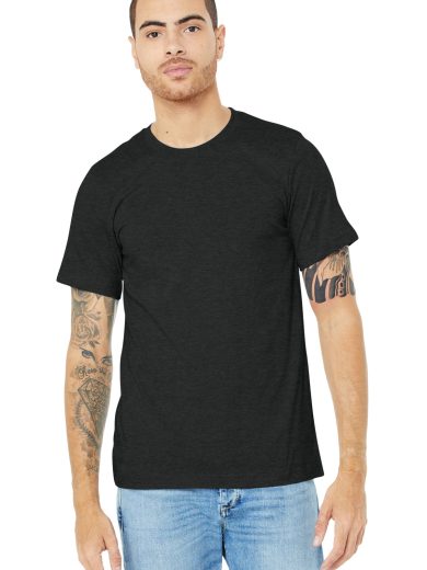BELLA+CANVAS ® Unisex Heather CVC Short Sleeve Tee.