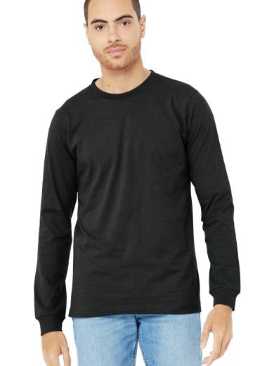 BELLA+CANVAS® Unisex Heather CVC Long Sleeve Tee