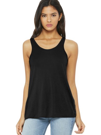 BELLA+CANVAS ® Women's Flowy Racerback Tank.