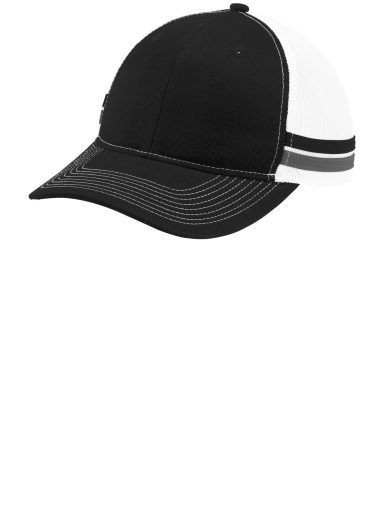 Port Authority ® Two-Stripe Snapback Trucker Cap.