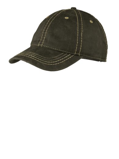Port Authority® Pigment Print Distressed Cap.