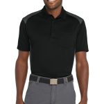 CornerStone® Select Snag-Proof Two Way Colorblock Pocket Polo.
