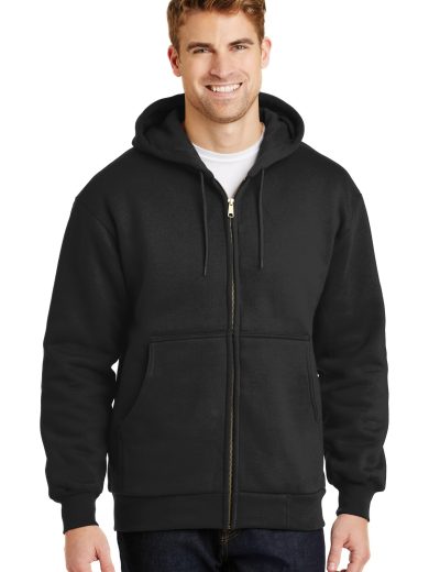 CornerStone® - Heavyweight Full-Zip Hooded Sweatshirt with Thermal Lining.