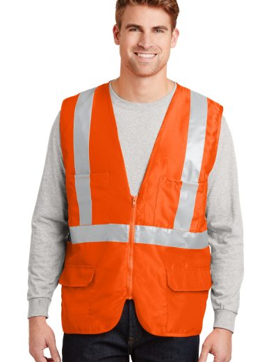 CornerStone® - ANSI 107 Class 2 Mesh Back Safety Vest.