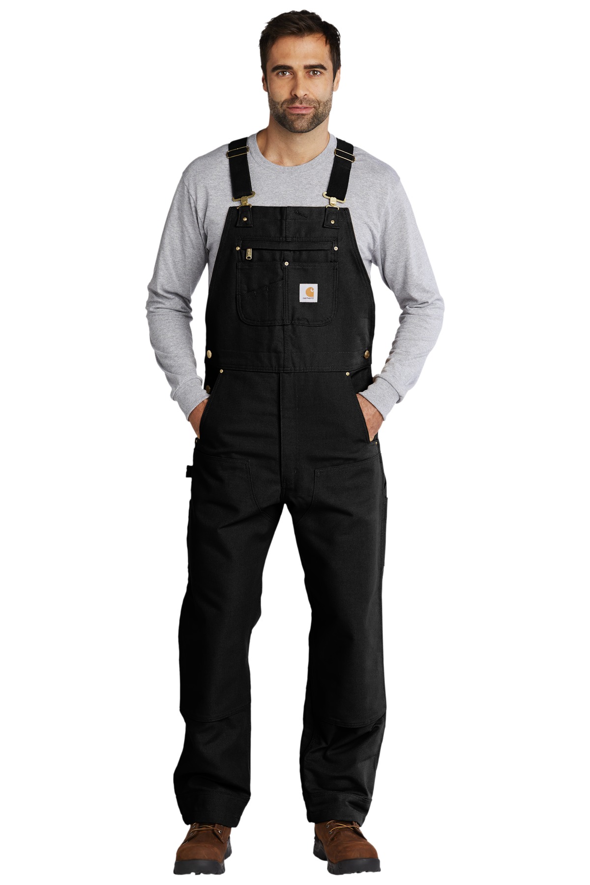 Carhartt® Duck Unlined Bib Overalls.
