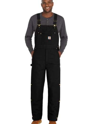 Carhartt® Short Firm Duck Insulated Bib Overalls