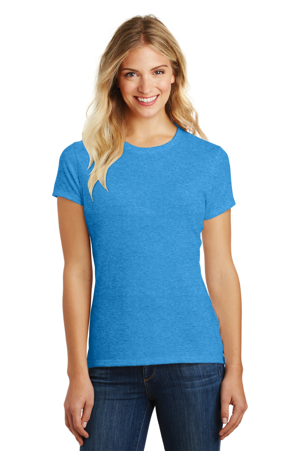 District ® Women's Perfect Blend® CVC Tee. - Image 6