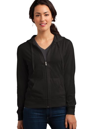 District® Women's Fitted Jersey Full-Zip Hoodie.