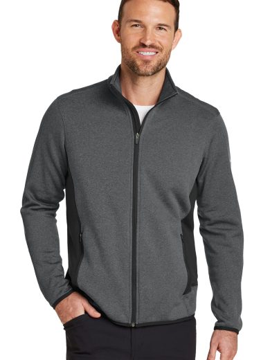 Eddie Bauer® Full-Zip Heather Stretch Fleece Jacket.