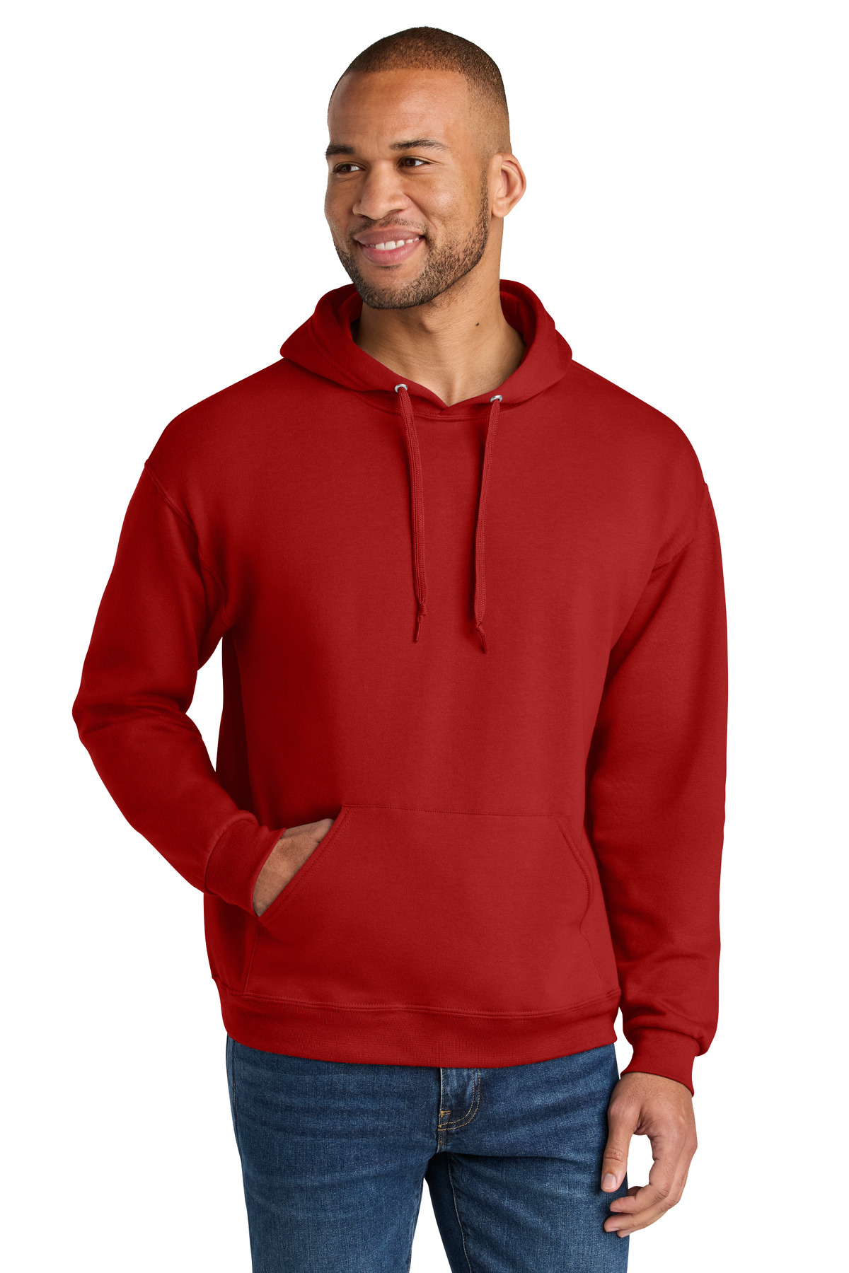 Jerzees Ultimate™ Unisex CVC Ring Spun Hooded Sweatshirt - Image 5