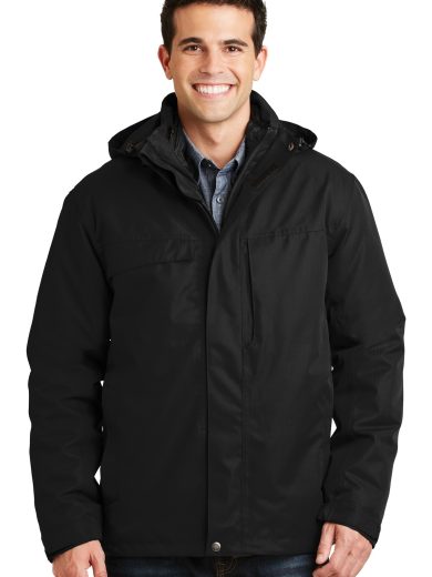 Port Authority® Herringbone 3-in-1 Parka.