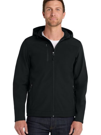 Port Authority® Hooded Core Soft Shell Jacket.