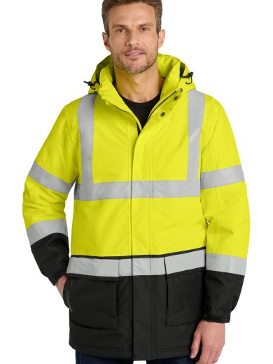 Port Authority® ANSI 107 Class 3 Safety Heavyweight Parka.