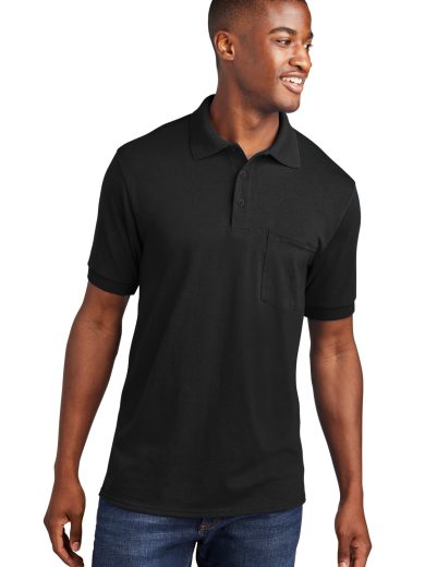 Port & Co™ Core Blend Jersey Knit Pocket Polo.