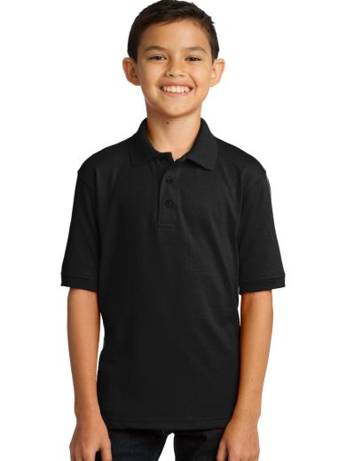 Port & Co™ Youth Core Blend Jersey Knit Polo.