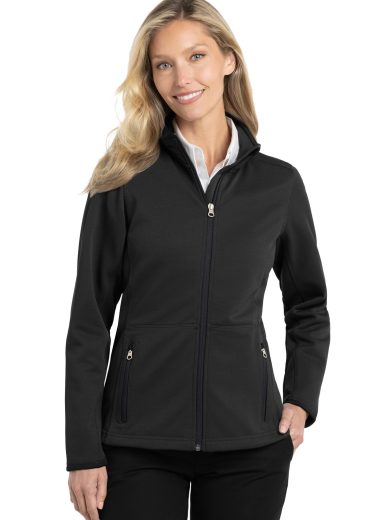 Port Authority® Women's Pique Fleece Jacket.