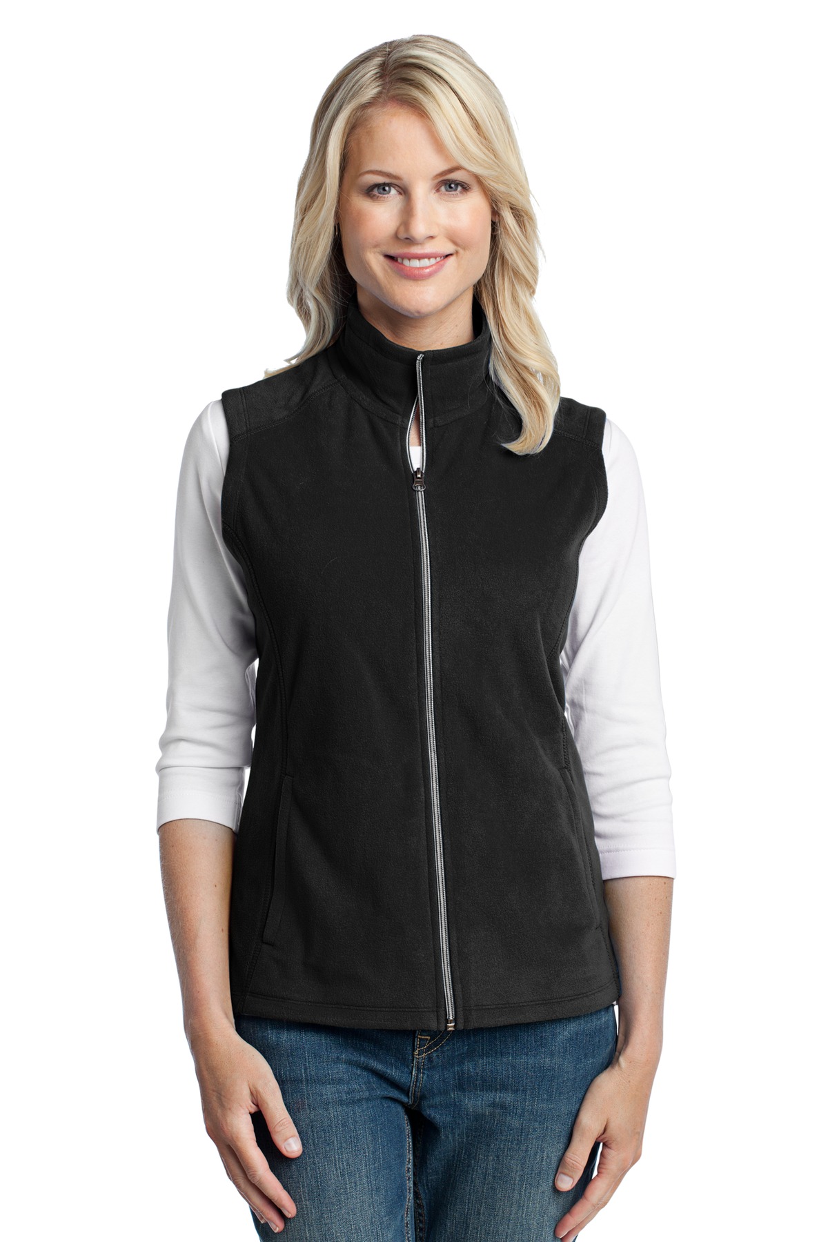 Port Authority® Women's Microfleece Vest.
