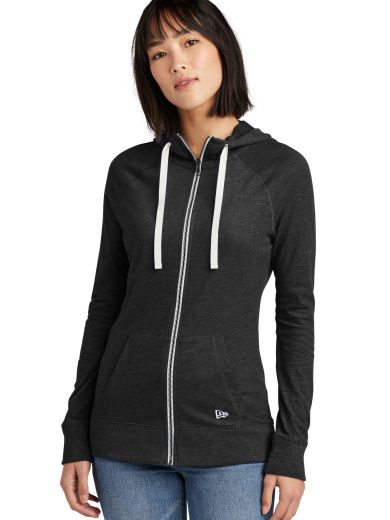 New Era® Women's Sueded Cotton Blend Full-Zip Hoodie.