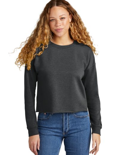 New Era® Women's Tri-Blend Fleece Crop Crew