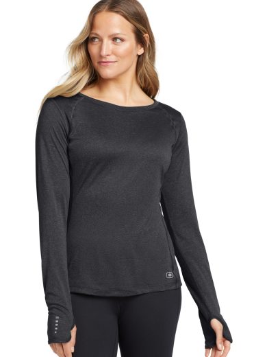 OGIO® Women's Long Sleeve Pulse Crew.