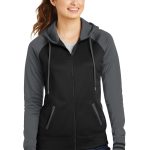 Sport-Tek® Women's Sport-Wick® Varsity Fleece Full-Zip Hooded Jacket.