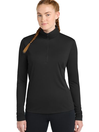 Sport-Tek® Women's PosiCharge® Competitor™ 1/4-Zip Pullover.