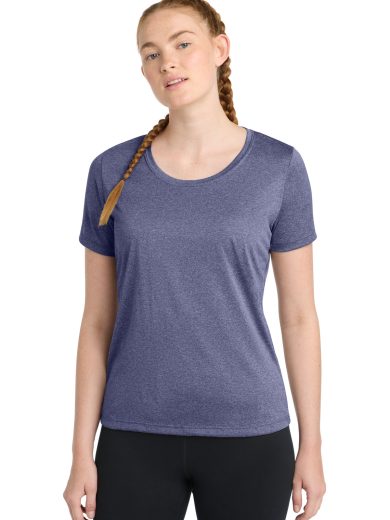 Sport-Tek® Women's Heather Contender™ Scoop Neck Tee.
