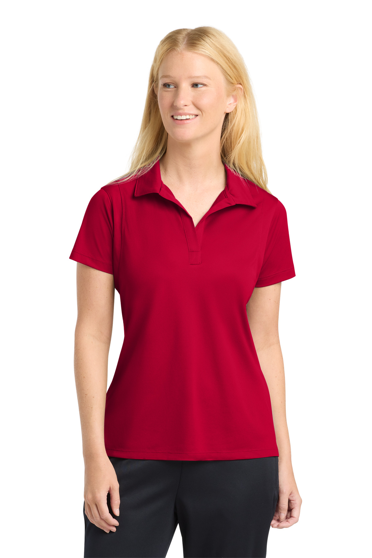 Sport-Tek® Women's Micropique Sport-Wick® Polo. - Image 4