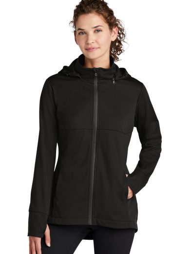 Sport-Tek® Women's Hooded Soft Shell Jacket