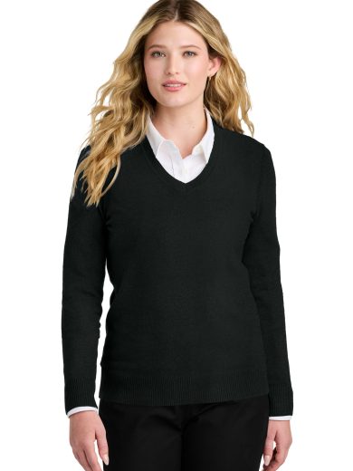 Port Authority® Women's Easy Care V-Neck Sweater