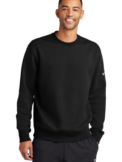 Nike Club Fleece Sleeve Swoosh Crew