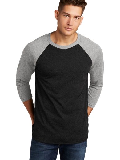 Next Level Apparel®   Adult Tri-Blend 3/4-Sleeve Raglan Tee.