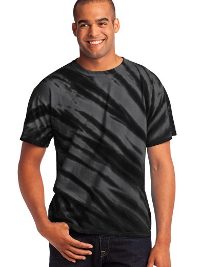 Port & Co™ Tiger Stripe Tie-Dye Tee.