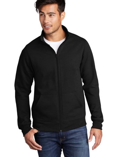 Port & Co™ Core Fleece Cadet Full-Zip Sweatshirt
