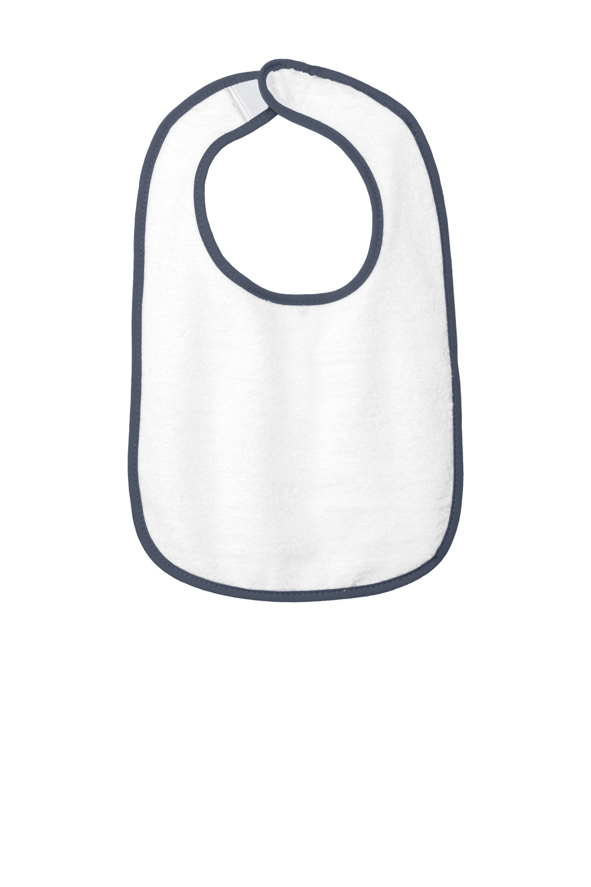 Rabbit Skins™ Infant Contrast Trim Terry Bib. - Image 3