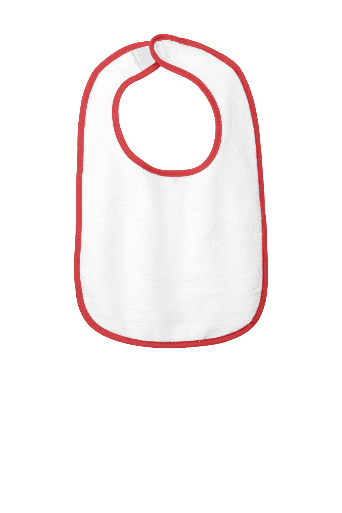 Rabbit Skins™ Infant Contrast Trim Terry Bib. - Image 4