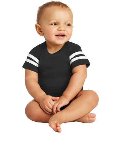 Rabbit Skins™ Infant Football Fine Jersey Bodysuit.