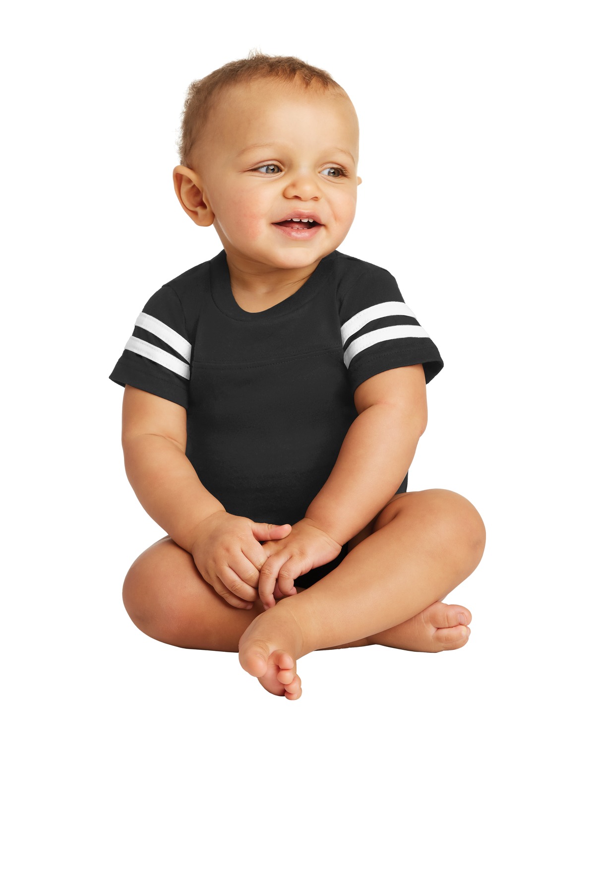 Rabbit Skins™ Infant Football Fine Jersey Bodysuit.